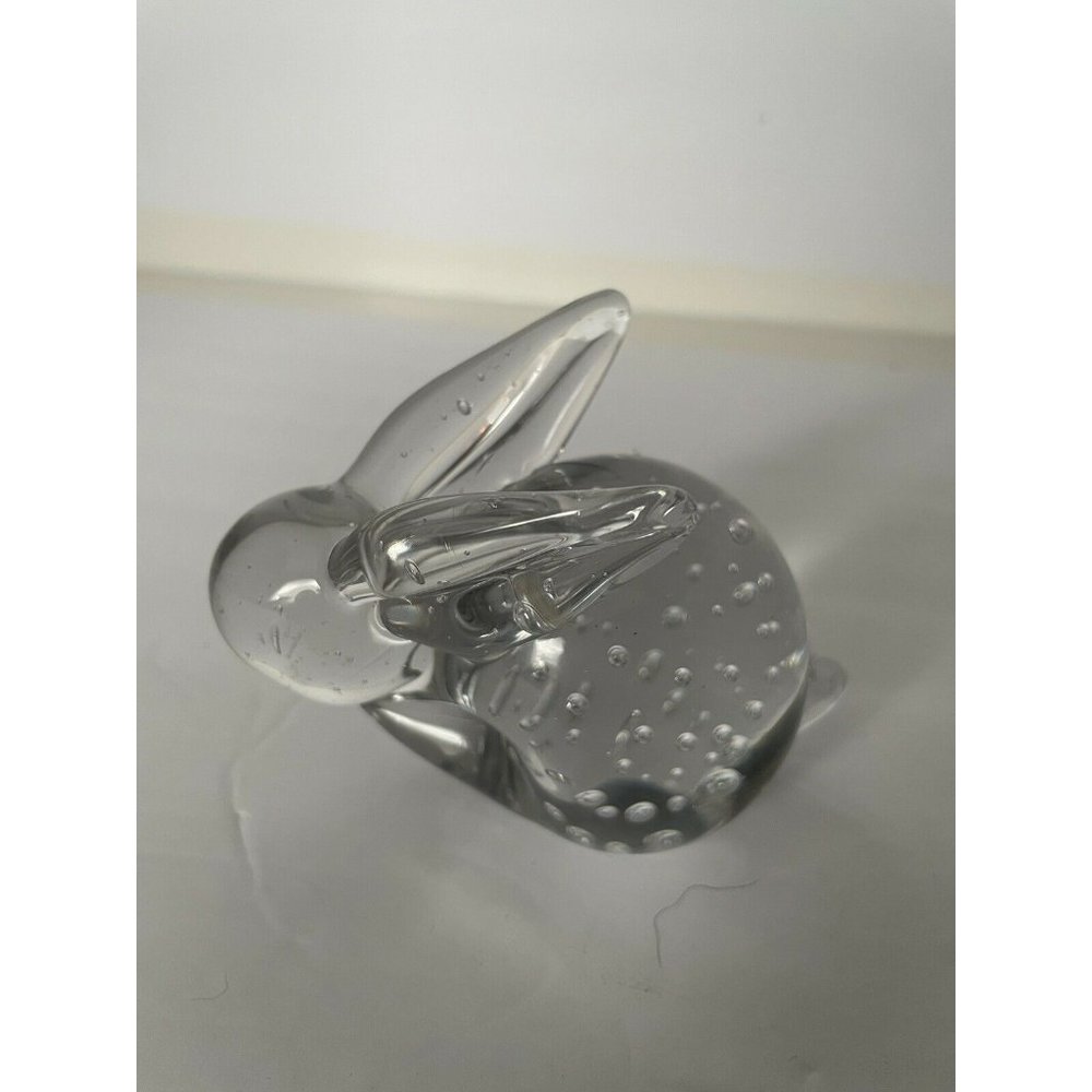 Clear Glass Rabbit Precise Bubbles - Picture 2 of 5